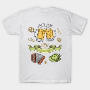 Drink beer Cheers-Vintage Beer shirt-Cheers with beer-Cheers beer T-Shirt